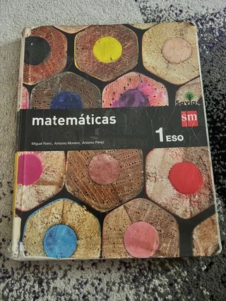 libro matemáticas 1ESO 