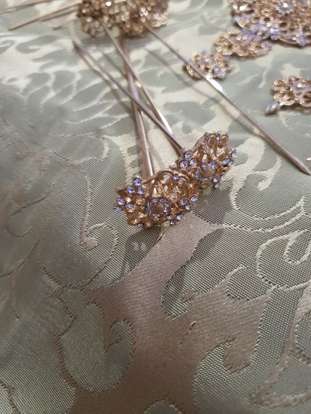 Aderezo Fallera Niña Dorado