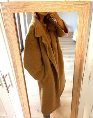 Abrigo marrón oversize