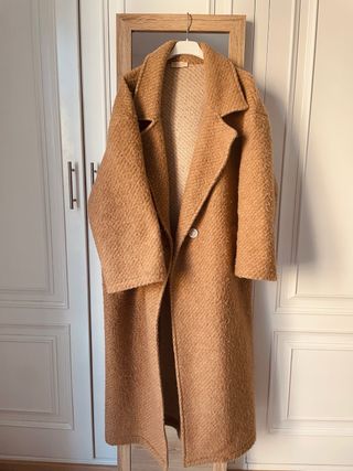Abrigo marrón oversize