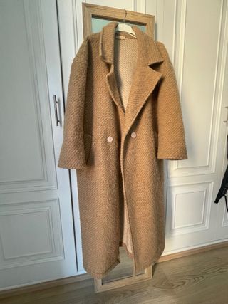 Abrigo marrón oversize