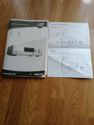 Equipo Sonido Philips Plata y Blanco