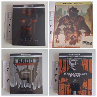 Lote 4 Steelbooks 4K UHD Bluray