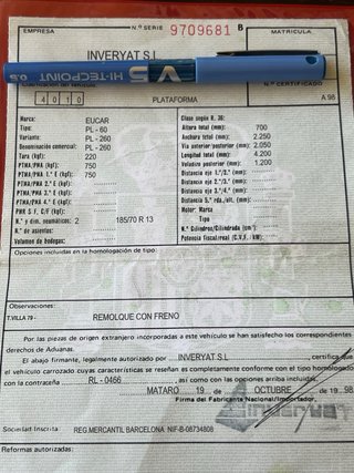 Remolque motos, buggy, quad, etc.