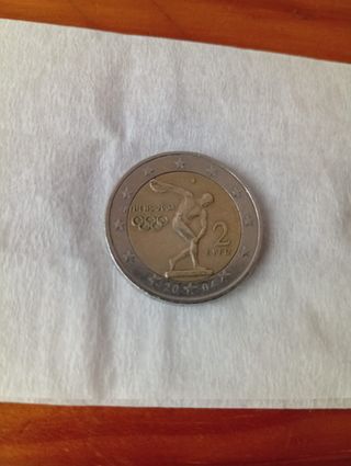 Moneda 2 Euros Atenas 2004 Juegos Olímpicos
