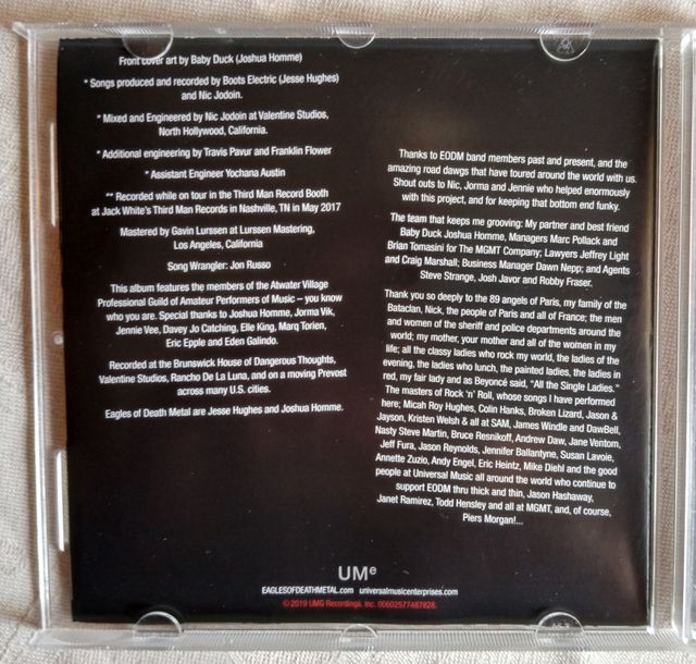 CD Eagles of Death Metal