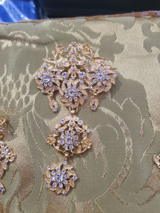 Aderezo Fallera Niña Dorado