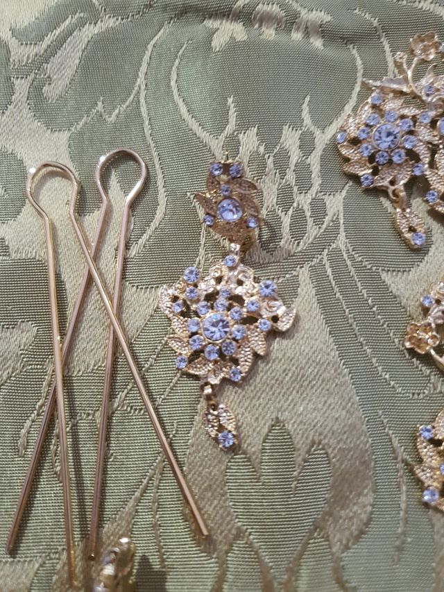 Aderezo Fallera Niña Dorado