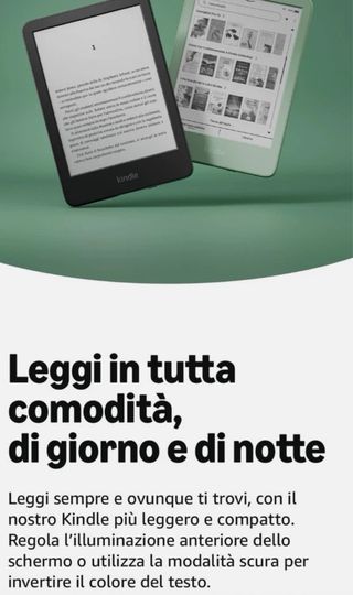 Kindle 16 GB nero nuovo .
