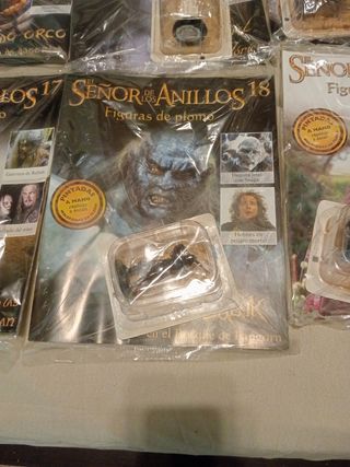 11 Figuras de plomo El Señor de los Anillos