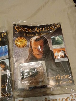 11 Figuras de plomo El Señor de los Anillos