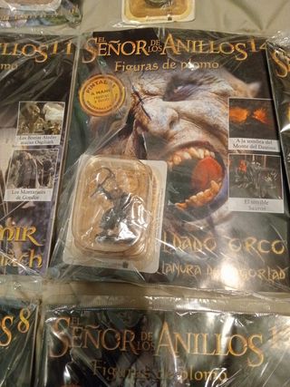 11 Figuras de plomo El Señor de los Anillos