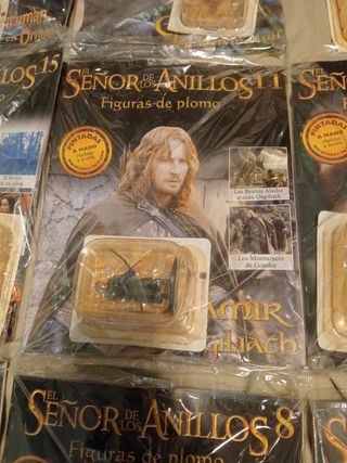 11 Figuras de plomo El Señor de los Anillos