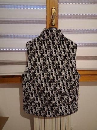 Gilet Dior monogram nero e bianco