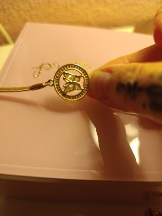 Lote 3 pulseras acero dorado 