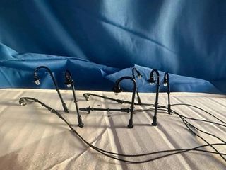 Lotto 10 lampioni elettrici modellismo