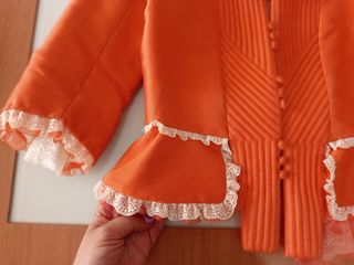 Corpiño Fallera Naranja Niña Talla L