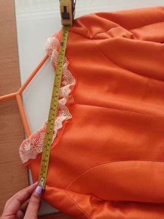 Corpiño Fallera Naranja Niña Talla L