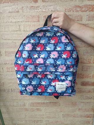 Mochila escolar erizos