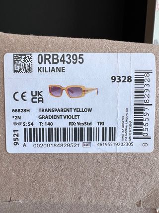Gafas de sol Ray-Ban Kiliane amarillas
