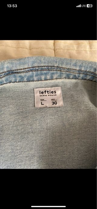 Chaqueta Vaquera Azul Claro