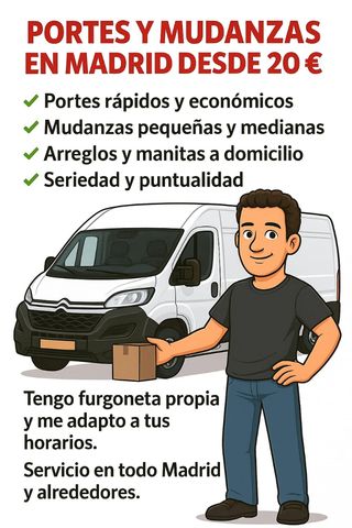 Se hacen todo tipo de mudanzas y trasportes