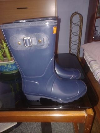 Botas de agua Hunter azul