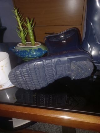 Botas de agua Hunter azul