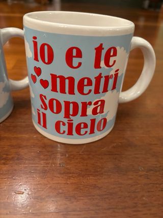 Coppia due maxi tazze innamorati