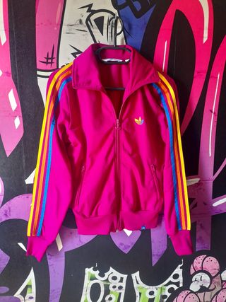 S Chaqueta Adidas Originals Firebird Color Vino 