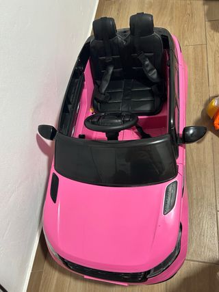 Coche eléctrico infantil rosa
