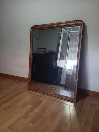 Espejo Marco Dorado Vintage
