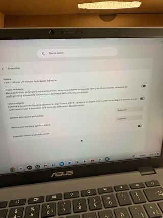 Portátil Asus Chromebook Plus Gris