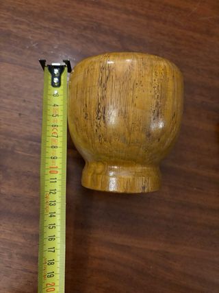 Coppia mortai con pestelli in legno due misure