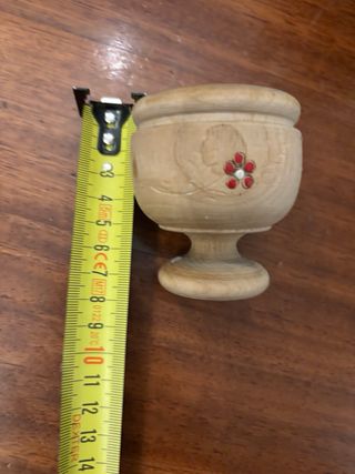 Coppia mortai con pestelli in legno due misure