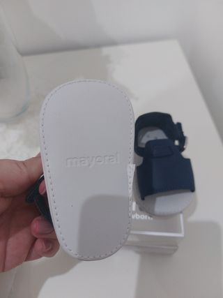 Sandali blu neonato o neonata taglia 15