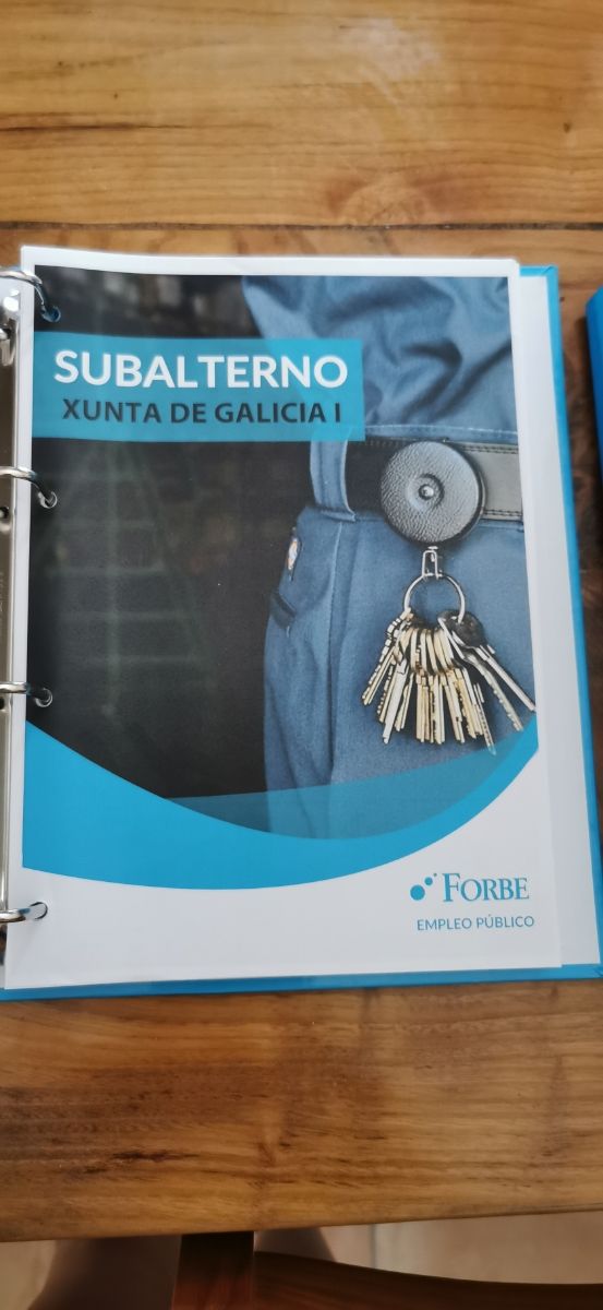 Temario completo subalterno galicia Forbe
