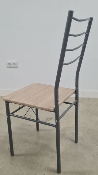 Conjunto mesa y 4 sillas cocina madera