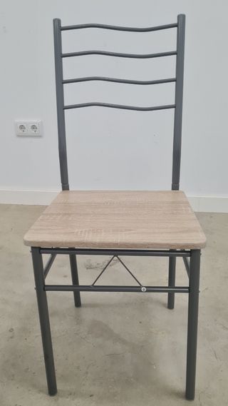 Conjunto mesa y 4 sillas cocina madera