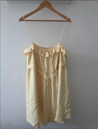 Vestido Zara amarillo