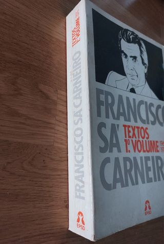 Livro de Francisco Sá Carneiro  - Textos 