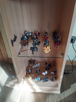 Colección Caballeros de Plomo con Vitrina
