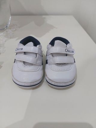 Chicco Scarpe Bambino/a Bianche Velcro