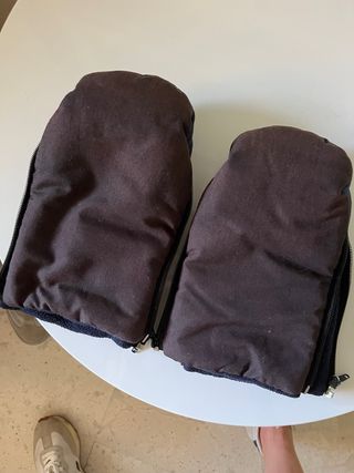 Manoplas para silla de paseo azul