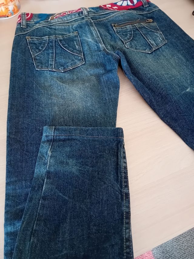 Pantalones vaqueros Desigual azules