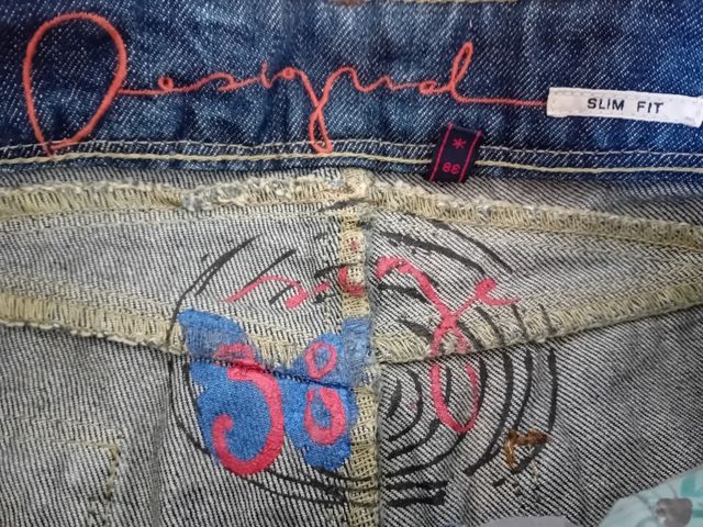 Pantalones vaqueros Desigual azules