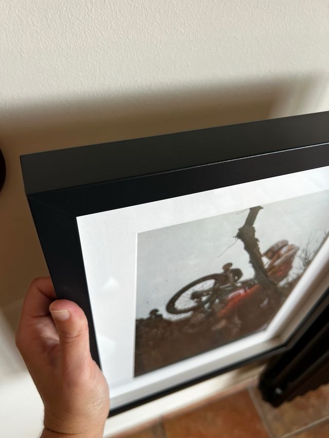 Cuadro Bultaco trial época