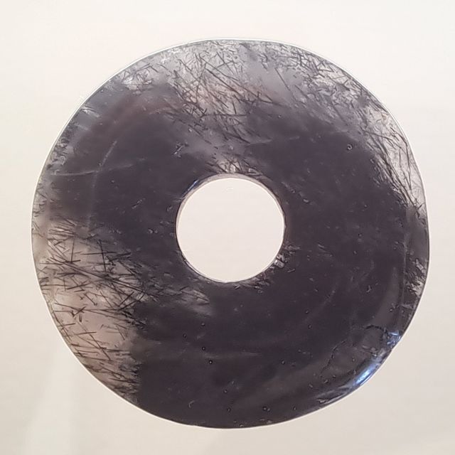 Donut Cuarzo con Turmalina – 22mm