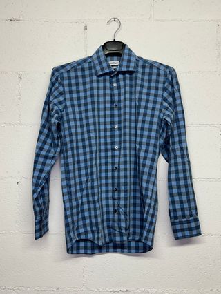 Camicia Calvin Klein a quadri blu