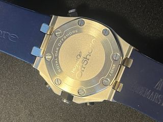 reloj Cronógrafo Azul y Plateado